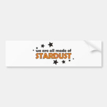 Alle wir sind machten von Stardust Autoaufkleber