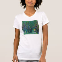Alleen-Landschaftskunst Klimt Malerei Baum gezeich Shirts