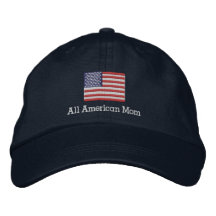 Aller amerikanische Mamma-Flaggen-Hut Bestickte Mützen