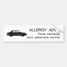 Allergie-Rat Autoaufkleber