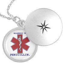 ALLERGISCH ZUM PENICILLIN AMULETT