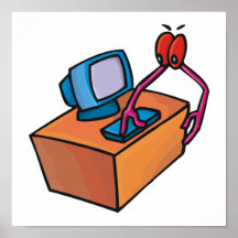 alles Augen techie Computermonster Plakate