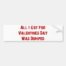 Alles, das ich für Valentinstag erhielt, wurde ent Auto Aufkleber
