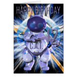 Alles Gute zum Geburtstag 12., Roboter-Katze, Tech Karte