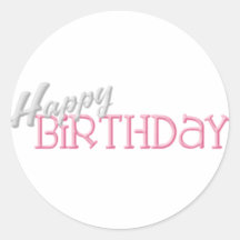 Alles Gute zum Geburtstag Aufkleber