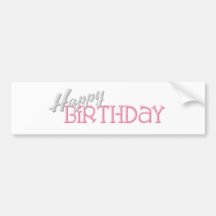 Alles Gute zum Geburtstag Autoaufkleber