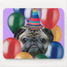 Alles Gute zum Geburtstag Mopshund Mousepad