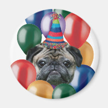 Alles Gute zum Geburtstag Mopshundmagnet Kühlschrankmagnete
