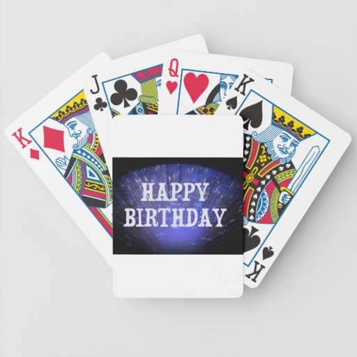 ALLES GUTE ZUM GEBURTSTAG POKER KARTEN Zazzle