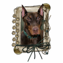 Alles Gute zum Geburtstag - Steintatzen - Doberman Acryl Ausschnitte
