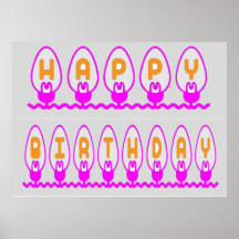 Alles Gute zum Geburtstagentwurf durch Naveen Josh Plakatdrucke