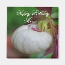 Alles- Gute zum Geburtstagmamma-Frauenschuh Blumen Magnets