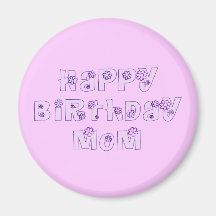 Alles- Gute zum Geburtstagmamma-Magnet Kühlschrankmagnete