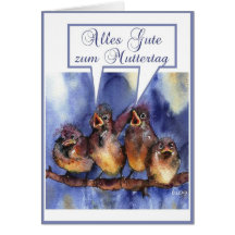 alles Gute zum Muttertag Karte