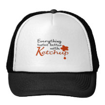 Alles schmeckt mit Ketschup besser Retrokappen