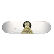 Alles sehende Augen-Skateboard Personalisierte Skatedecks
