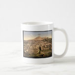 Allgemeine Ansicht und Vesuv, Pompeji, Italien Vin Kaffee Haferl