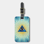 Allsehendes Auge Gottes, Pyramide, Freimaurer Kofferanhängern