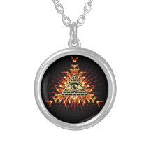 Allsehendes Auge Gottes, Pyramide, Vorsehung Personalisierter Schmuck