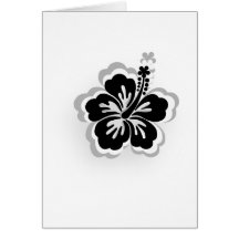 aloha Blumenandenken Karten