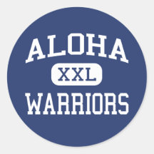 Aloha - Krieger - Highschool - Aloha Oregon Sticker