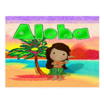 Aloha! Postkarte