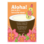 Aloha Sommer-Party Luau Einladung