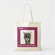 alpaka.ich mag .freundliche Menschen....tasche