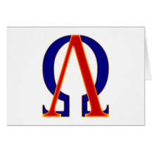 Alpha Omega Grußkarten