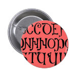 Alphabet-Knopf Anstecknadel