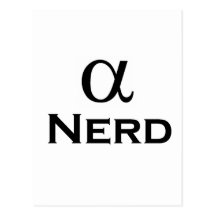 AlphaNerd Postkarte