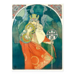 Alphonse Maria Mucha ~ Kunst Nouveau Postkarte