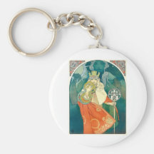 Alphonse Maria Mucha ~ Kunst Nouveau Schlüsselbänder