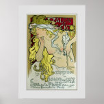 Alphonse Mucha, Ausstellungsplakat, 1896.