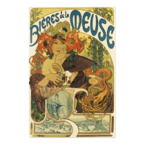 Alphonse Mucha - Bieres de la Muse Poster poster