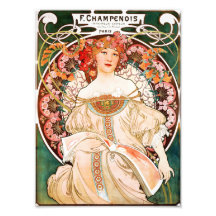 Alphonse Mucha F. Champenois Print Photo
