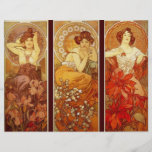 Alphonse Mucha Flyerdruck