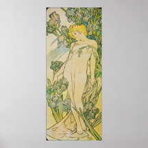 Alphonse Mucha. L 'Iris/Iris, 1897 Posterdrucke