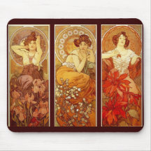 Alphonse Mucha Mauspads