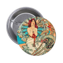 Alphonse Mucha Monaco, Monte Carlo, 1897 Anstecknadel