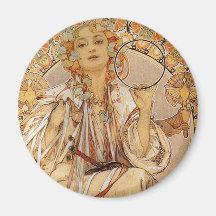Alphonse Mucha - Slavia Kühlschrankmagnete