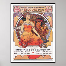 Alphonse Mucha - Weltausstellung St. Louis 1904 Posterdrucke