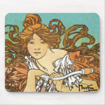 Alphonse Mucha - Zyklen Perfecta mousepads