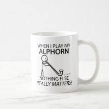 Alphorn nichts anderes ist von Bedeutung Kaffee Tasse