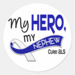 ALS mein Neffe mein Held 42 Runder Sticker