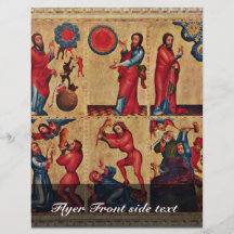 Altar-Altar Petris Grabower draußen des links Gast Vollfarbige Flyer