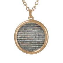 Alte Backsteinmauer-Beschaffenheit Personalisierter Schmuck