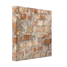 Alte Backsteinmauer Leinwand Druck