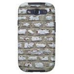 Alte Backsteinmauer mit weißen Ziegelsteinen Galaxy S3 Hülle