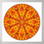 Alte Echo-Kristall-Mandala Plakatdrucke